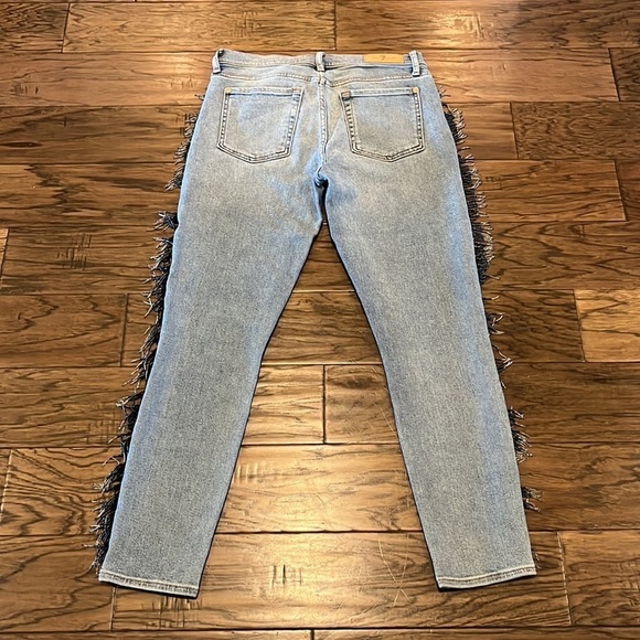 7 For All Mankind Luxe Vintage The Ankle Skinny Size 30 - Picture 2 of 16